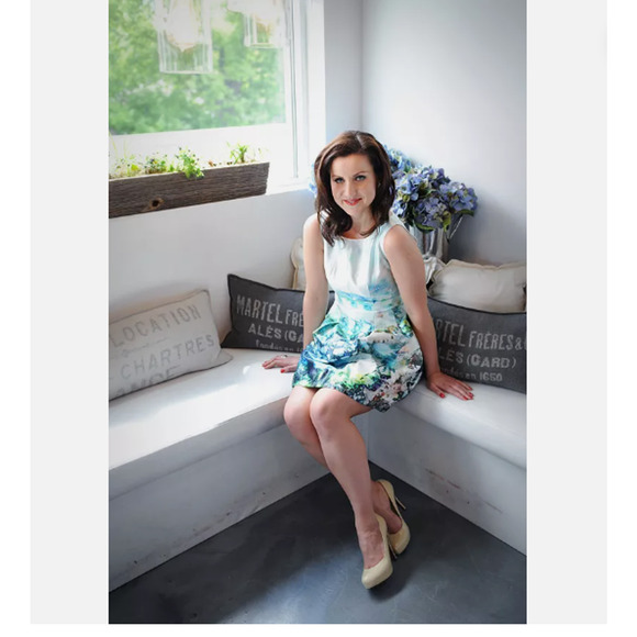 Zara‎ Basics Dress XS Aquarium Print Tulip Mini Holiday Bloggers Fav NWOT - Picture 13 of 16